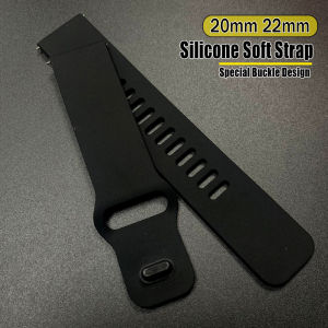 22mm 20mm Silicone Strap For Amazfit BALANCE 2 BIP 6 5 GTS/GTR 4 Active 2 Sports Band For HUAWEI WATCH GT 6 Pro Replace Bracelet