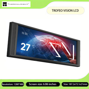 Thermalright Trofeo Vision IPS Full-Color LCD Screen 6.86 Inches/Magnetic/1280*480 Resolution/USB Type-C Port Display Screen