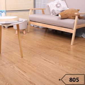 Self-Adhesive Vinyl Floor Paper Environmental-Friendly PVC Wood Grain Thickened Waterproof and Hard-Wearing Kitchen Living Room Bedroom Non-Slip Renovation Floor Vision
