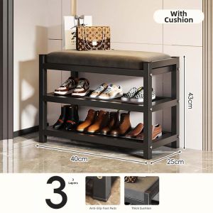 XIANGNANSONG | Space-Saving Sit-Down Shoe Rack