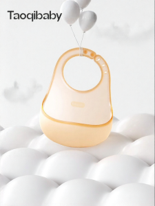 Taoqibaby | Soft Waterproof Silicone Baby Feeding Bib