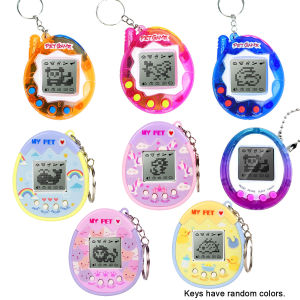 Virtual Pets Keychain for Boys Girls 168 Pets Retro Handheld Game Filled Easter Eggs  Easter Gift