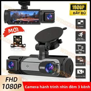 Camera Hành Trình Ô Tô 3.16 1080P Với Tầm Nhìn Ban Đêm 2/3 Kênh Camera Trước Và Sau Cảm Biến G Phát Hiện Chuyển Động Dành Cho Xe Hơi