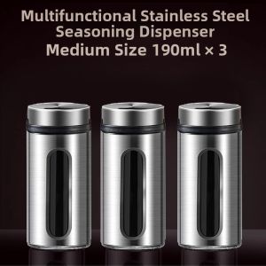 KuaKe | Food-grade Pepper Salt Storage Dispenser