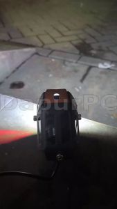 U7 Lampu Motor Eagle Eye Projector Lens Headlight LED 3000 Lumens 125W & Saklar