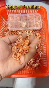 Copper Battery 70PCS Cable Connector Terminal Open Lugs Wire Terminals OT 10/20/30/40/50A