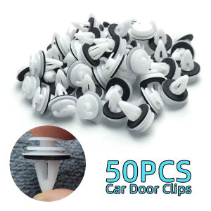 20/50/100pcs Plastic Car Door Panel Fasteners Rivets Bumper Clips Screw Clamps Universal Trim Replacement Fixings