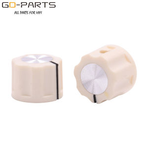 Electric Guitar Effector Knob Audio Speaker Radio Potentiometer Volume Adjustment Knob Switch Cap 6.4