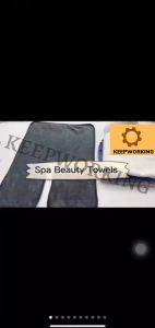 KEEPWORKING 1pcs 50x40CM U Shape Esthetician Face Facial Towel Salon Beauty Spa Facial Towel Microfibre Reusable