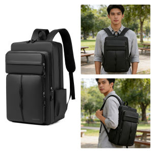 MENSPE Men Backpack Laptop Backpack Business Travel Bag Waterproof Backpack College Fashion Backpack Casual Shoulder Bag Anti Theft Back Pack School Bag Accommodates 15.6inch Notebook