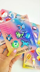 Jibbizที่ติดรองเท้าแตะ ขนาด 2.5 -4 CM มี 9 แบบ ลายน่ารัก เอลโม/แมคโดนัลด์/คิตตี้ มีเก็บปลายทาง พร้อมส่ง AMA146