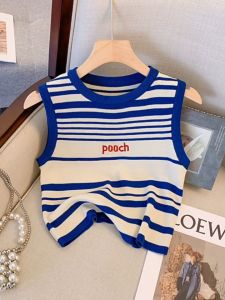 เสื้อชั้นในสตรีลายถักลายถักสวมเสื้อกล้ามแขนกุดสาวสปอร์ตอเมริกันสุดฮอตพร้อมดีไซน์เฉพาะ