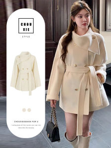 CHOUXIE | High-Grade Unique Fashion Trendy Cloak Style Wool Coat Thickened