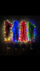 Balon PEDANG GOLOK Dengan LED / Balon Led Pedang Golok
