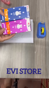 Set 5 bút gel nước tẩy xóa được M&G FKP65830 mực tím ngòi 0.5mm 65830