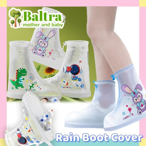 Baltra Kids Rain Boot Cover Waterproof Anti-Slip Rain Shoe Covers Thickened Soft Surface Cartoon Shoe Cover