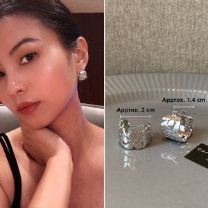 CAFFTI | Unique Silver High-End Luxe Earrings