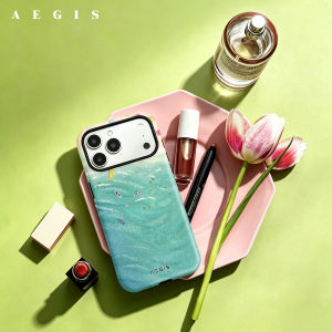 Potdemiel | Ốp Lưng Điện Thoại iPhone 17/16/15/14 Plus 13 Pro Max Hai Lớp Cứng Chống Sốc Chống Trầy Xước Chất Liệu TPU Phong Cách Nghỉ Dưỡng Ven Biển Màu Pastel