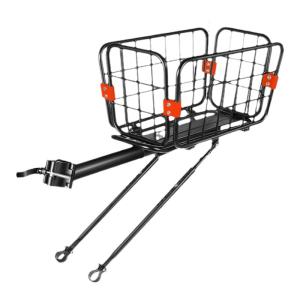 West Biking | Quick Release Bicycle Rear Rack with Basket Carrying Capacity