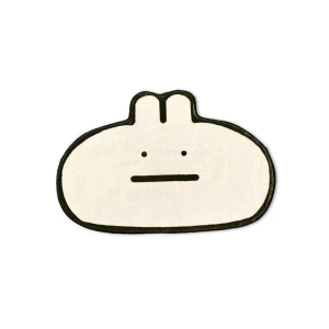 VIKAMA Creative Ugly-Cute Cartoon Carpet Cute Childrens Bedroom Bedside Rug Soft Non-Slip Bathroom Mat Home Decoration