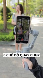 Gimball chống rung Smart XPro đa chế độ quay phim chụp ảnh - Thiết bị chống rung điện thoại - Tay cầm chống rung tự động căn chỉnh xoay 360 độ sạc nhanh