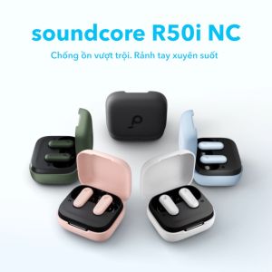 Tai nghe bluetooth soundcore R50iNC (P30i) chống ồn ANC | Chống nước và bụi IP54 | 40 giờ phát nhạc