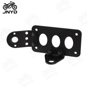 JNYD Motorcycle Accessory 3/4" Side Mount License Plate Bracket For Harley Sportsters Bobber Chopper Suzuki Custom Bike