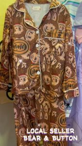 B&B 2-12YO LABUBU Children Boy Cotton Pyjamas Set Boys Kids Baby Boys Sleepwear Pyjama Baju Tidur Budak Lelaki Baju Kanak-Kanak Pop Mart Labubu Cartoon Nightwear