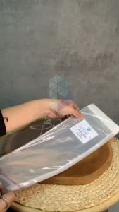 Plastik Display 10 x 30 cm 40 mic - Plastik Perlize - Plastik Opp Gantung