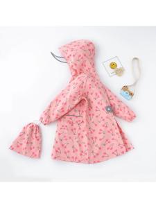 MOLORE | Rainproof Windproof Snow-resistant Childrens Raincoat with Backpack Storage One-Piece