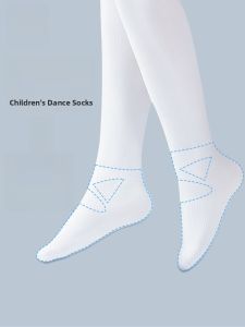 MiiOW | Cat Girl Girls Dance Socks Four Seasons Professional Dancing Tights Childrens Summer Long Tube Sports Style Nylon And Spandex