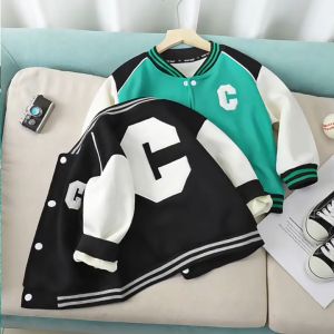 Áo khoác bóng chày cho bé trai bé gái MiniBoss | Áo khoác boomber vải tổ ong Quảng Châu