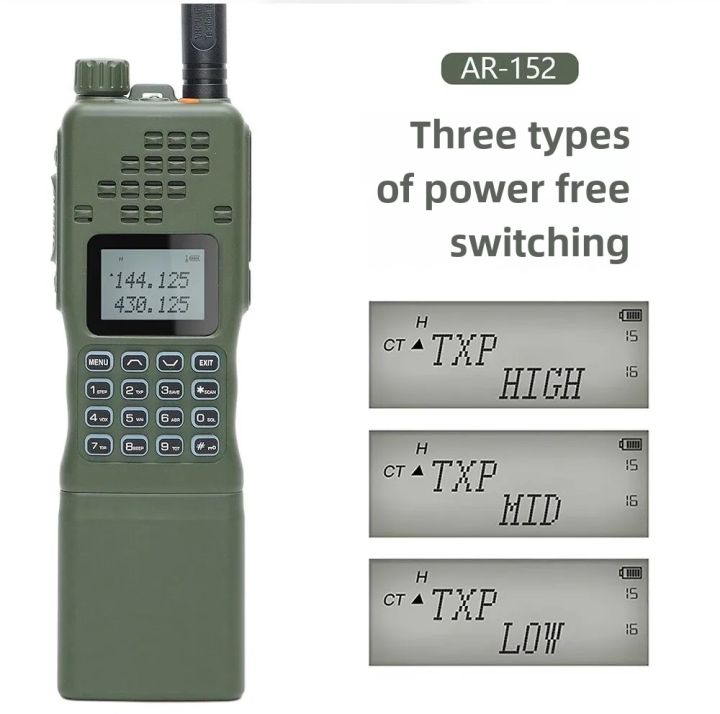 Baofeng AR-152 Outdoor High Power Frequency Control Handheld UV Double ...