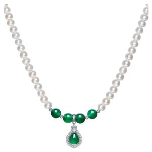Natural Pearl S925 Silver Jewelry Set