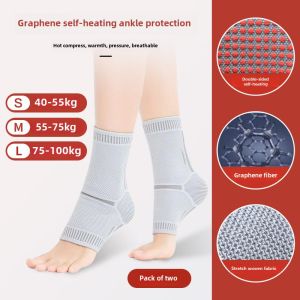 Japan Heating Ankle Protector Moxibustion & Hot Compress Ankle Heattech Sprain Recovery Ankle Protective Sleeve Ankle Support Men and Women