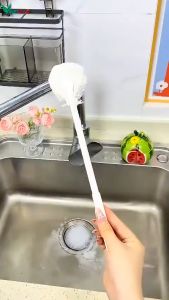 [HCM] Cọ Rửa Ly Bình Lông Mềm Gập 90 Độ Dụng Cụ Cọ Bình Nước Slicone gập 90 độ Cán Dài Tiện Lợi -GL314