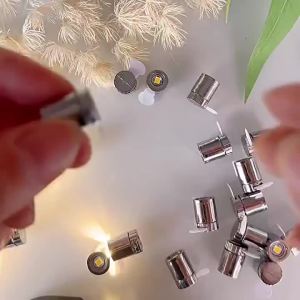 EELHOE | 10Pcs Mini LED Lamp Toy Multi-use Decor Lights for DIY Model Making Dollhouse Christmas Party Balloon Decor