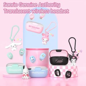 Sanrio Kuromi Bluetooth Earbuds Cinnamoroll Melody TWS Wireless Headset Hello Kity Sport Touch Control Game Earphones Gifts