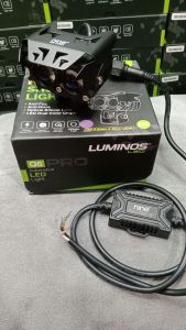 LUMINOS LAMPU SOROT 2 MATA Q6 2 WARNA WHITE YELLOW TRANSFORMER