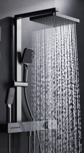 TSONG#035G1 3D Stereo Shower Large Set Shower Equipment Showerhead Imported German Technology Precise Temperature Control Air Injection Technology Multifunctional Experience Powerful Water OutputLimited Edition Premium Model