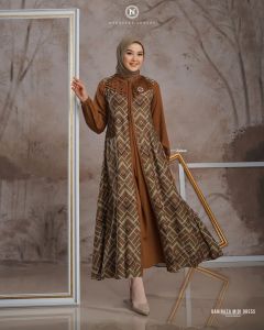 BAHIRAZA SERIES BY Nadheera Luxury gamis dress muslim rayon busui wudhu friendly