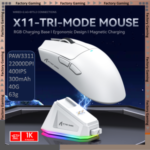 ATTACK SHARK | ATTACK SHARK X11 PAW3311 optical sensormaximum resolution of 22K DPI acceleration up to 40Gedge in competitive gaming