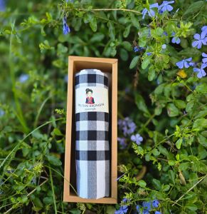 ผ้าขาวม้าผ้าฝ้ายขนาดใหญ่พร้อมกล่องของขวัญ105*210เซนใช้แทนผ้าขนหนูตัดเสื้อตัดกางเกง Hand woven multipurpose gift souvenir