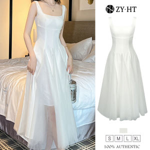 เดรสผู้หญิง ZY.HT EraVogue เดรสผู้หญิง เดรสทรงเอ เดรสแขนกุด เดรสไฮโซ เดรสออกงาน เดรสไปงานแต่ง เดรสเซ็กซี่ เดรสฝรั่งเศส