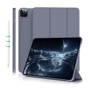 Case for iPad Pro 11-Inch 2022/2021/2020/2018 Model (4th/3rd/2nd/1st Generation) Magnetic Flip Smart Cover Soft Silicone Shell