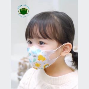Khẩu trang trẻ em 5D kids An Tâm dành cho bé 0-2 tuổi 2- 8 tuổi hộp 10 cái