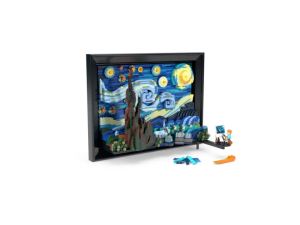 Potdemiel | VanGogh The Starry Night Mini Pellet Set,building Set,Suitable for Party and Holiday DIY Decoration Gifts