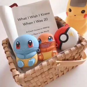Soft Case Silikon Airpods 1 / 2 Airpods 3 Airpods Pro Airpods Pro Gen 2 Karakter Pokemon Series Pikachu Snorlax Squirtle Togepi Psyduck Bulbasaur Eevee Charmander Cubone Poke ball