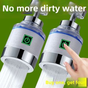 Splash-proof Long Extension Faucet Nozzle Pressure Boosting Water Filter