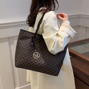 Fashion Womens Tote Bag Handbag Korean Large Capacity Elegant Shoulder Bag for Office Coummting Bag